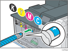 Illustratie van de printer