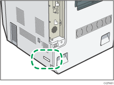 Illustratie van de printer