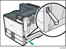 Illustratie van de printer