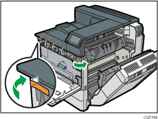 Illustratie van de printer