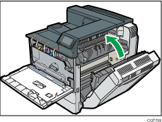 Illustratie van de printer