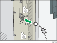 Подключение кабеля Ethernet