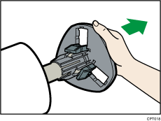 Ilustración del soporte de papel