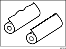 Ilustración de la bobina de papel