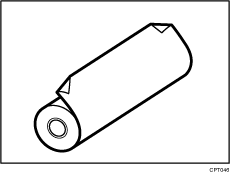 Ilustración de la bobina de papel
