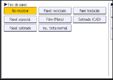 Ilustración de la pantalla panel de mandos