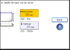 Ilustración de la pantalla panel de mandos