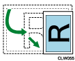 Ilustración de Reducción/Ampliación automática