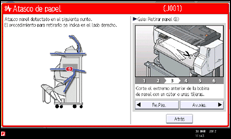 Ilustración de la pantalla panel de mandos