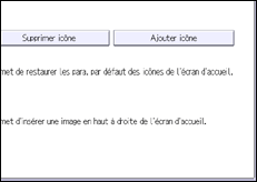 Illustration de l'écran du panneau de commande