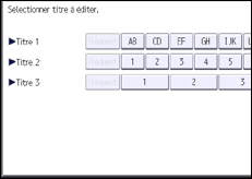 Illustration de l'écran du panneau de commande