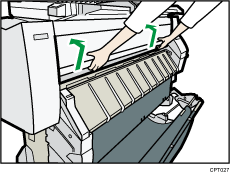 Illustration du capot avant