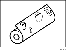 Illustration du rouleau de papier