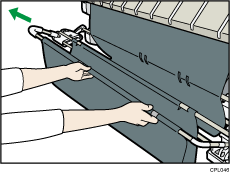 Illustration du panier de sortie