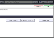 Illustrazione schermata pannello di controllo