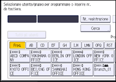 Illustrazione schermata pannello di controllo
