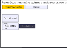 Illustrazione schermata pannello di controllo