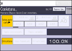Illustrazione schermata pannello di controllo