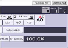 Illustrazione schermata pannello di controllo