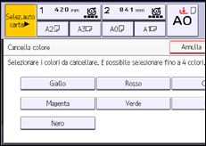 Illustrazione schermata pannello di controllo