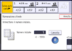 Illustrazione schermata pannello di controllo