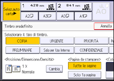Illustrazione schermata pannello di controllo