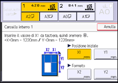 Illustrazione schermata pannello di controllo