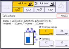 Illustrazione schermata pannello di controllo