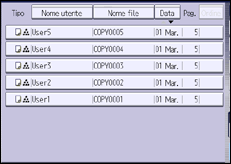 Illustrazione schermata pannello di controllo