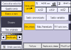 Illustrazione schermata pannello di controllo