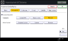 Illustrazione pannello operativo