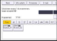 Illustrazione schermata pannello di controllo