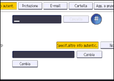 Illustrazione schermata pannello di controllo