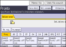Illustrazione schermata pannello di controllo