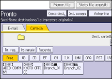 Illustrazione schermata pannello di controllo