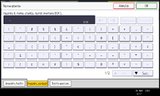 Illustrazione schermata pannello di controllo