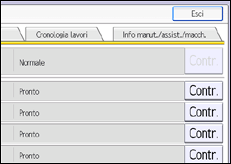 Illustrazione schermata pannello di controllo