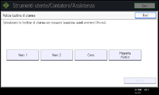 Illustrazione schermata pannello di controllo