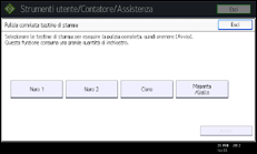 Illustrazione schermata pannello di controllo