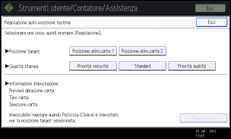 Illustrazione schermata pannello di controllo