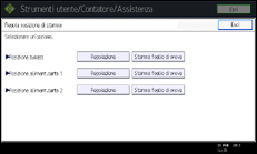 Illustrazione schermata pannello di controllo