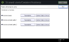 Illustrazione schermata pannello di controllo