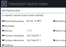 Illustrazione schermata pannello di controllo