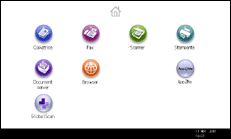 Illustrazione schermata pannello di controllo