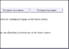 Schermafbeelding bedieningspaneel