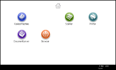 Schermafbeelding bedieningspaneel