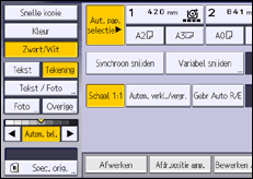 Schermafbeelding bedieningspaneel