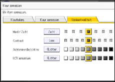 Schermafbeelding bedieningspaneel