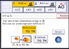 Schermafbeelding bedieningspaneel