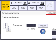 Schermafbeelding bedieningspaneel